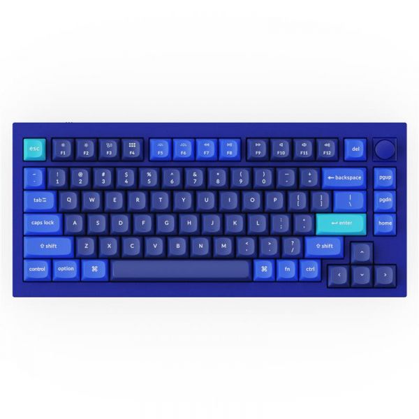 ���������� ������������ Keychron Q1 84Key, Gateron G PRO Red, USB-A, Hot-Swap, QMK, Knob, EN, RGB, ����� Q1O1_KEYCHRON - �������� 1