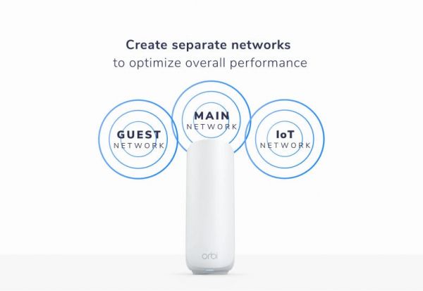 ������� WiFi-Mesh NETGEAR Orbi RBE372 BE5000 2��� ����� (RBE372-100EUS) - �������� 6