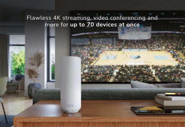 ������� WiFi-Mesh NETGEAR Orbi RBE372 BE5000 2��� ����� (RBE372-100EUS) - �������� 2