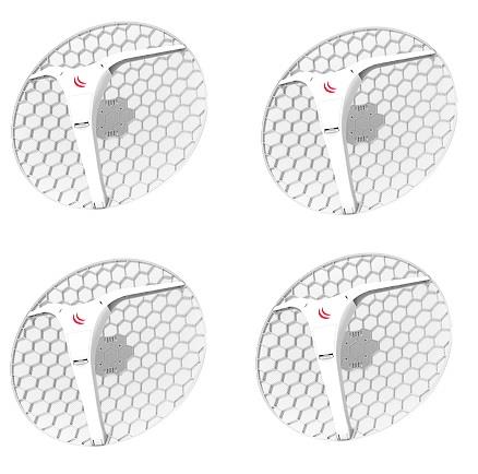 MikroTiK ����� ������� LHG XL 5 ac (4�� � ��) RBLHGG-5ACD-XL4PACK - �������� 1