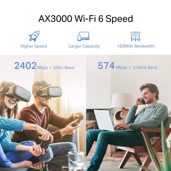 ���������� �������� WiFi TP-LINK RE705X AX3000, 1�GE, MESH RE705X - �������� 6