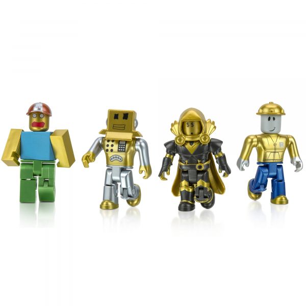   Roblox Four Figure Pack Roblox Icons - 15th Anniversary Gold Collectors Set, 4    ROB0527 -  2