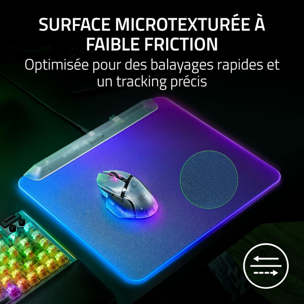 ������ ��� ���� ������� ����������� Razer  Firefly V2 Pro, � (360�278�4.6��), RGB, Phantom White Ed. RZ02-04920400-R3M1 - �������� 6
