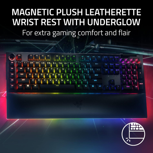 ��������� ��������� Razer BlackWidow V4 Pro 104key, Yellow Switch, USB-A, EN, RGB, ������ RZ03-04681800-R3M1 - �������� 6