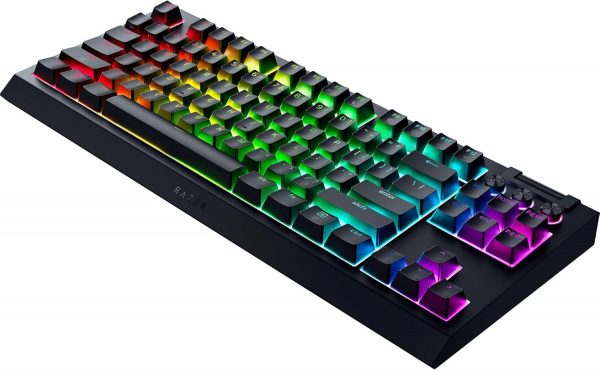 ��������� ��������� Razer BlackWidow V4 TKL HyperSpeed, 87key, Orange Switch Gen-3, USB-A/WL/BT, EN, RGB, ������ RZ03-05480100-R3M1 - �������� 8