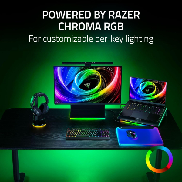 ��������� ��������� Razer BlackWidow V4 TKL HyperSpeed, 87key, Orange Switch Gen-3, USB-A/WL/BT, EN, RGB, ������ RZ03-05480100-R3M1 - �������� 7