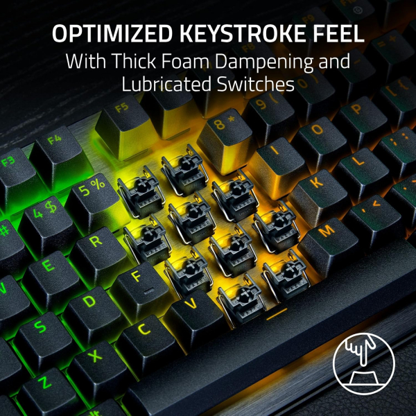 ��������� ��������� Razer Huntsman V3 Pro TKL 8KHz, 84key, Analog Optical Switch Gen-2, USB-A, EN, RGB, ������ RZ03-05520100-R3M1 - �������� 6