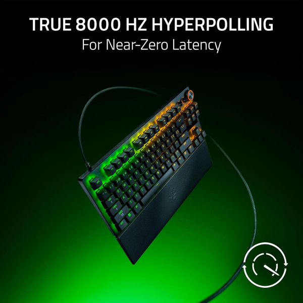 ��������� ��������� Razer Huntsman V3 Pro TKL 8KHz, 84key, Analog Optical Switch Gen-2, USB-A, EN, RGB, ������ RZ03-05520100-R3M1 - �������� 4