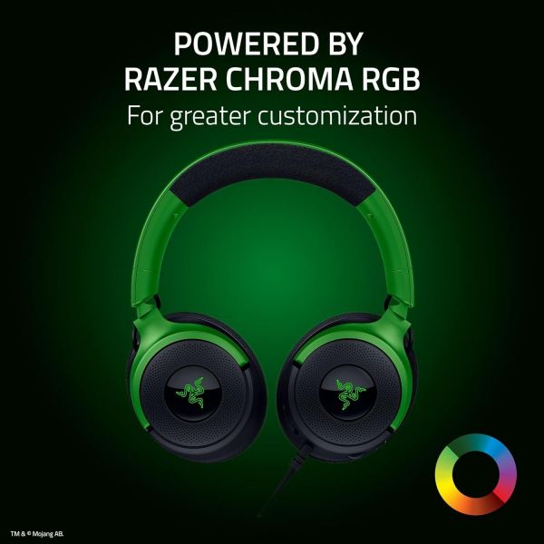 ��������� Razer Kraken V4 X, 7.1, USB-A, 1.8�, RGB, Minecraft Ed. RZ04-05180200-R3M1 - �������� 4