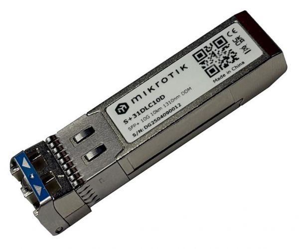 ��������� MikroTik S+31DLC10D SFP+, 10GBaseLR, SM, 10��, 1310nm S+31DLC10D - �������� 1