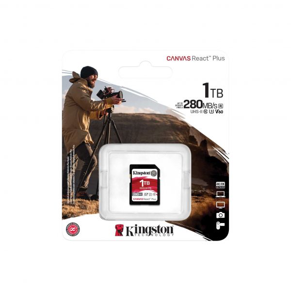 ����� ���'�� Kingston ����� ���'�� SD 1TB C10 UHS-II U3 R280/W150MB/s SDR2V6/1TB - �������� 3