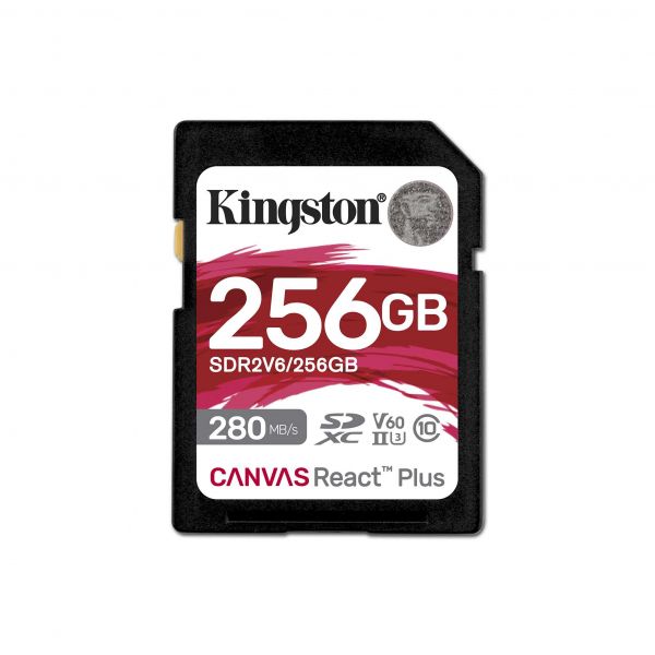 ����� ������ Kingston SD  256GB C10 UHS-II U3 R280/W150MB/s SDR2V6/256GB - �������� 1