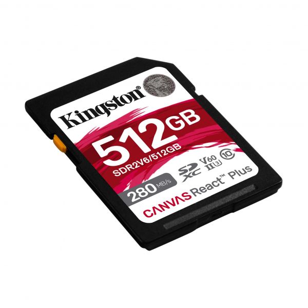 ����� ������ Kingston SD  512GB C10 UHS-II U3 R280/W150MB/s SDR2V6/512GB - �������� 2