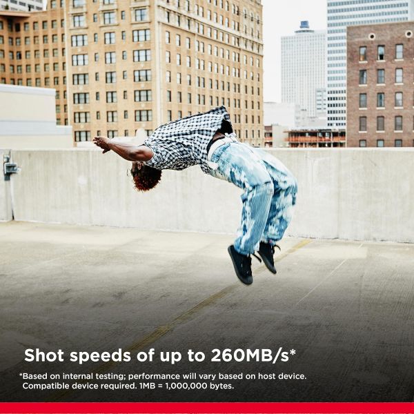 ����� ������ SanDisk SD  128GB C10 UHS-II U3 R300/W300MB/s Extreme Pro V90 SDSDXDM-128G-GN4IN - �������� 5