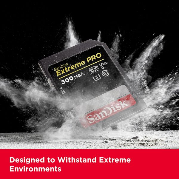 ����� ������ SanDisk SD  128GB C10 UHS-II U3 R300/W300MB/s Extreme Pro V90 SDSDXDM-128G-GN4IN - �������� 2