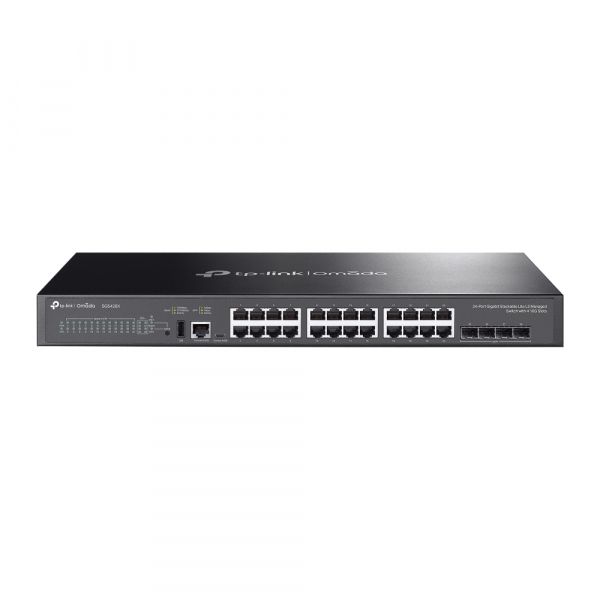 ���������� TP-LINK SG5428X 24xGE, 4xSFP+, ����������� L3 SG5428X - �������� 1