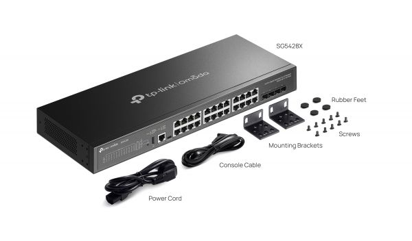 ���������� TP-LINK SG5428X 24xGE, 4xSFP+, ����������� L3 SG5428X - �������� 5