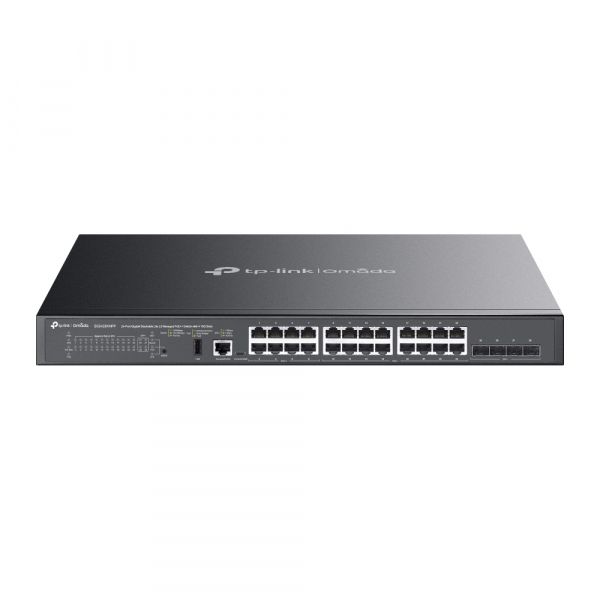 ���������� TP-LINK SG5428XMPP 24xGE (24xPoE), 4xSFP+, 500��, ����������� L3 SG5428XMPP - �������� 1