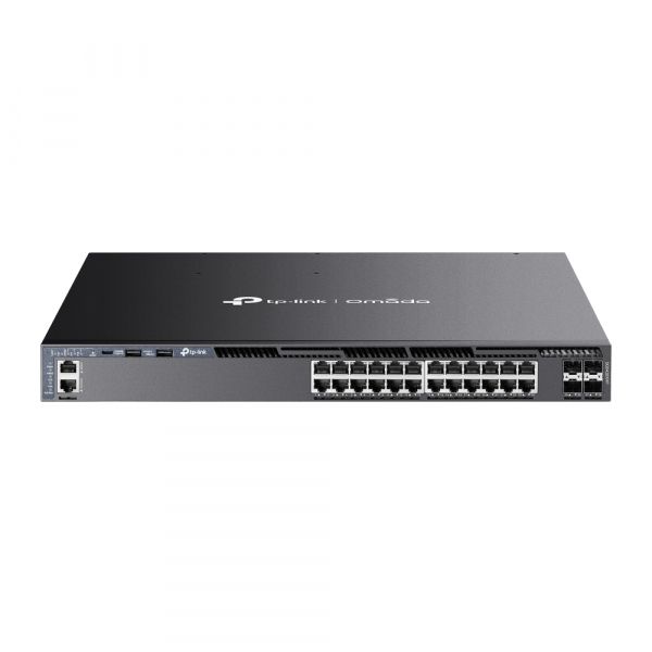���������� TP-LINK SG6428XHP 24xGE (24xPoE), 4xSFP+, 720��, ����������� L3 SG6428XHP - �������� 1