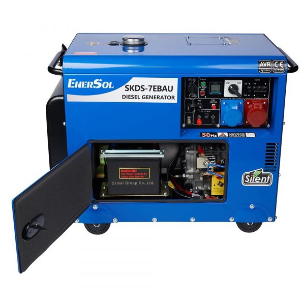 ��������� ��������� EnerSol, 230�/380� (1/3 ����), 6/6.5���, ������������ AVR, �����, 156��. SKDS-7EBAU - �������� 4