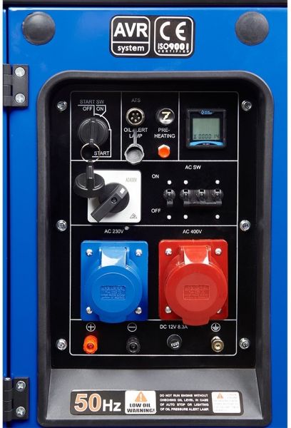 ��������� ��������� EnerSol, 230�/380� (1/3 ����), 7.5/8���, ������������ AVR, �����, 221��. SKDS-8EBAU - �������� 6