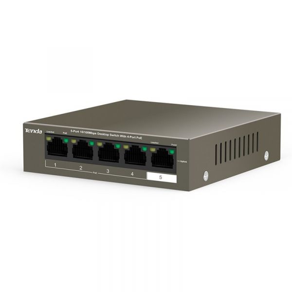 ���������� TENDA TEF1105P-4-63W 4xFE PoE, 1xFE Uplink TEF1105P-4-63W - �������� 3