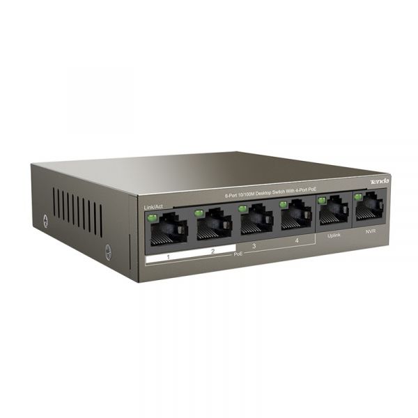 ���������� TENDA TEF1106P-4-63W 4xFE PoE, 2xFE Uplink TEF1106P-4-63W - �������� 2
