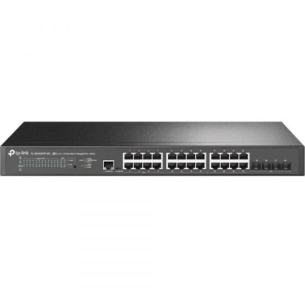 ���������� TP-LINK TL-SG3428XPP-M2 24x2.5GE (24xPoE), 4xSFP+, 500��, ��������� L2 TL-SG3428XPP-M2 - �������� 1