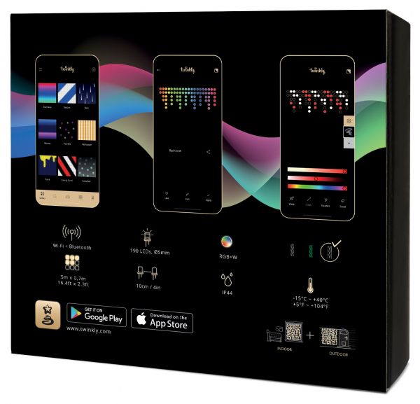 Smart LED �������� Twinkly Icicle RGBW 190, Gen II, IP44, ����� 5�, ������ ���������� TWI190SPP-TEU - �������� 2
