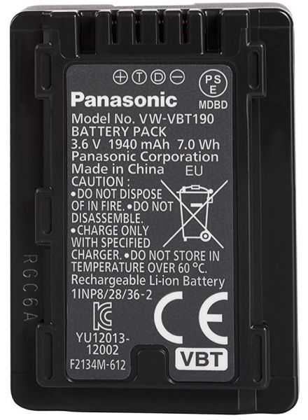 ����������� PanasonicVW-VBT190E-K ���������� VW-VBT190E-K - �������� 4