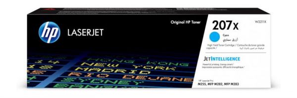 �������� HP 207X CLJ M282/M283, M255dw/M255nw Cyan (2450 ����) OEM W2211X - �������� 1