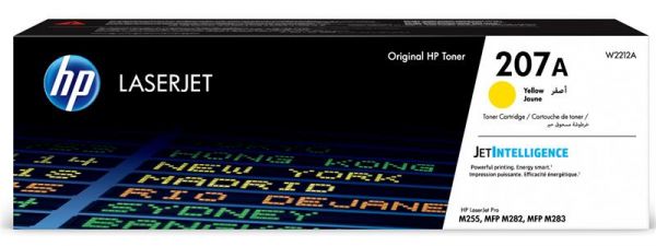 �������� HP 207A CLJ M282/M283, M255dw/M255nw Yellow (1250 ���) W2212A - �������� 1