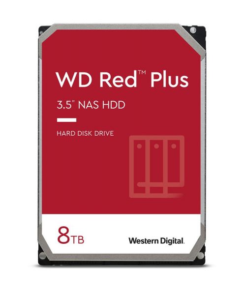 WD �������� ���� 8TB 3.5" 5640 256MB SATA Red Plus NAS WD80EFPX - �������� 1