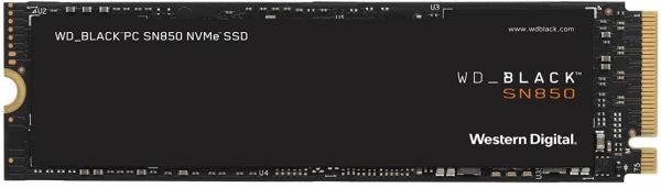 SSD  Western Digital Black SN850X 1TB M.2 PCIe 4.0 Heatsink (WDS100T2XHE) -  1