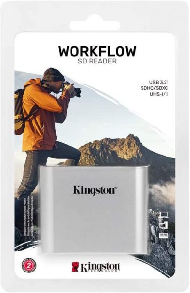 ��������� ��������� Kingston Workflow Dual-Slot SDHC/SDXC UHS-II Card Reader WFS-SD - �������� 2