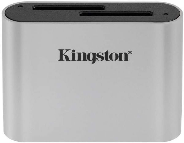   Kingston Workflow Dual-Slot SDHC/SDXC UHS-II Card Reader WFS-SD -  1
