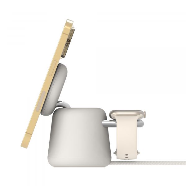 ������������ �������� ���������� Belkin 2in1 MagSafe iPhone/Watch/AirPods, Sand Mass WIZ020VFH37 - �������� 8
