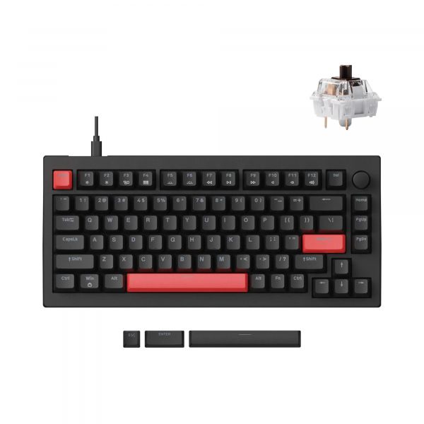 ���������� Lemokey X4 Keychron Brown USB-A QMK/VIA Hot-Swap EN/UKR RGB (X4-H3-UA) - �������� 1