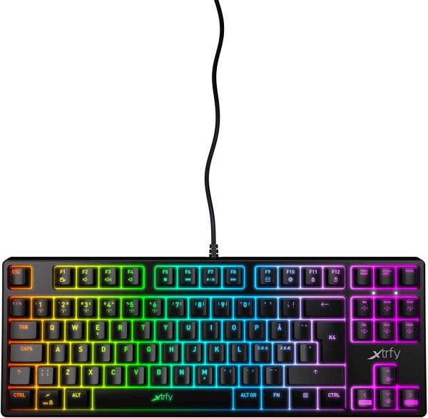 Cherry Xtrfy TKL RGB Kailh Red[Ukr-Ru, Black] XG-K4-RGB-TKL-R-UKR - �������� 1