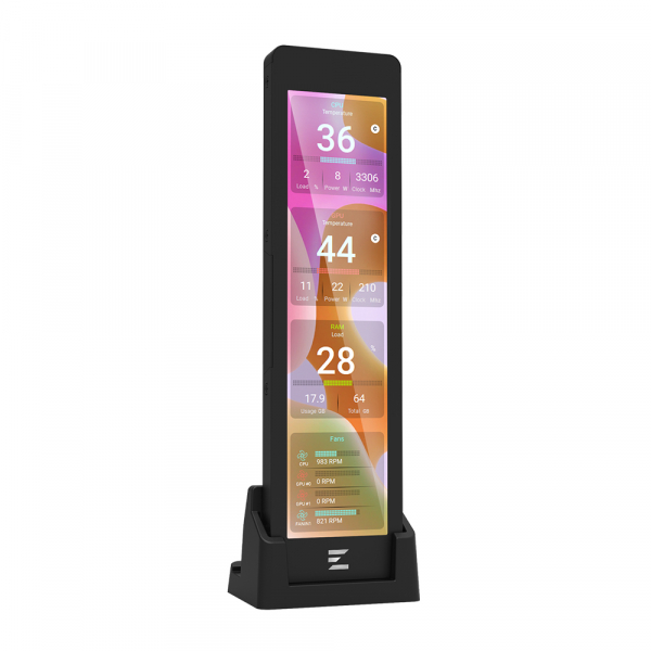 ������� ��������� Zalman ZM-MF916, 269 x 70 x 15(�)��, 60Hz, 1920 x 462, USB 9Pin, ����� ����� ZM-MF916BLACK - �������� 2