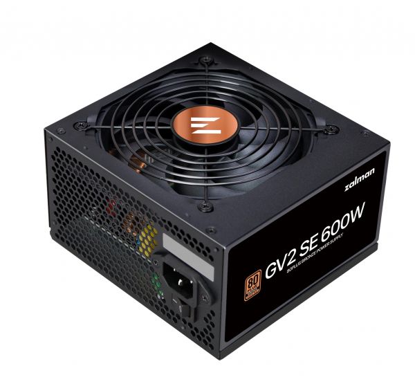 ���� �������� Zalman GV2SE  (600W) 88%, 80+ Bronze, 120��, 1xMB 24pin(20+4), 1xCPU(4pin+ 8pin), 4xMolex, 6xSATA, 2xPCIe 8pin(6+2) ZM600-GV2SE - �������� 1