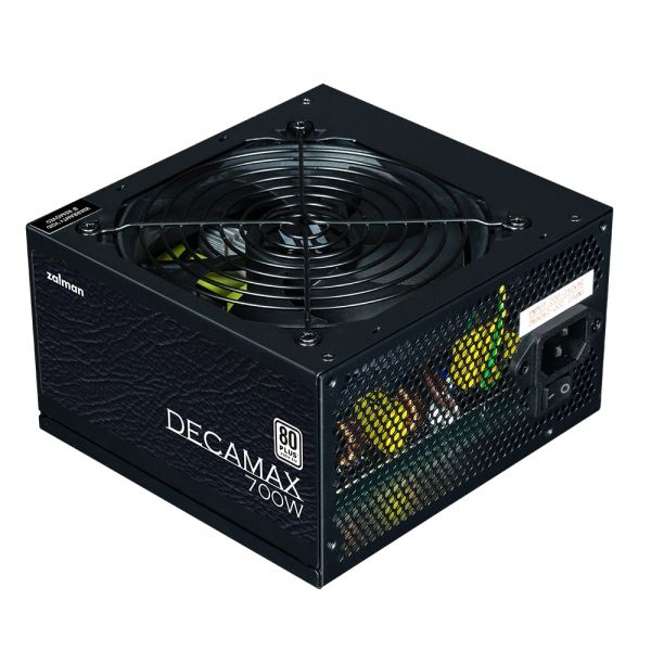 Zalman ���� �������� Decamax (700W) 85%, 80 Plus, 120��, 1xMB 24pin(20+4), 1xCPU 8pin(4+4), 3xMolex, 6xSATA, 4xPCIe 8pin(6+2) ZM700-LX3 - �������� 1