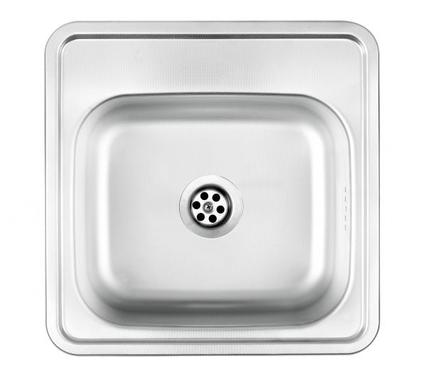 ����� Deante Kitchen sink Techno, stainless steel, square, without wing, 380x390x150mm, bowl - 1, overhead, stainless ZMU_3100 - �������� 1