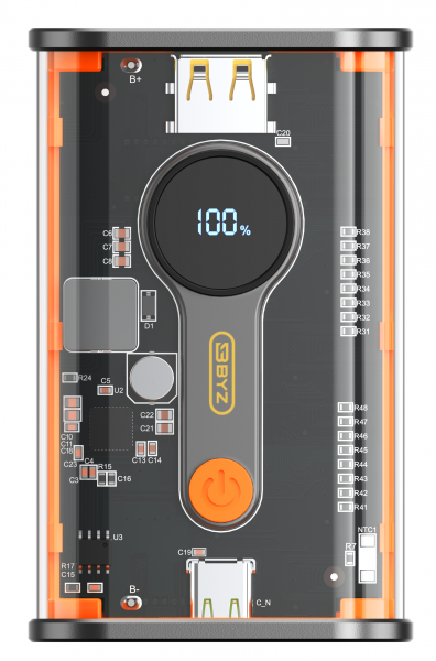   (Power Bank) BYZ W90 20000mAh Type C PD Orange (BYZ-W90-O) -  3
