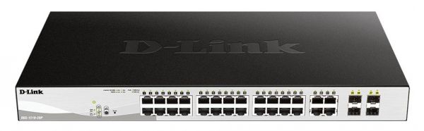 ��������� D-Link DGS-1210-28P 24xGE PoE, 4xGE/SFP, 193��, WebSmart - �������� 1