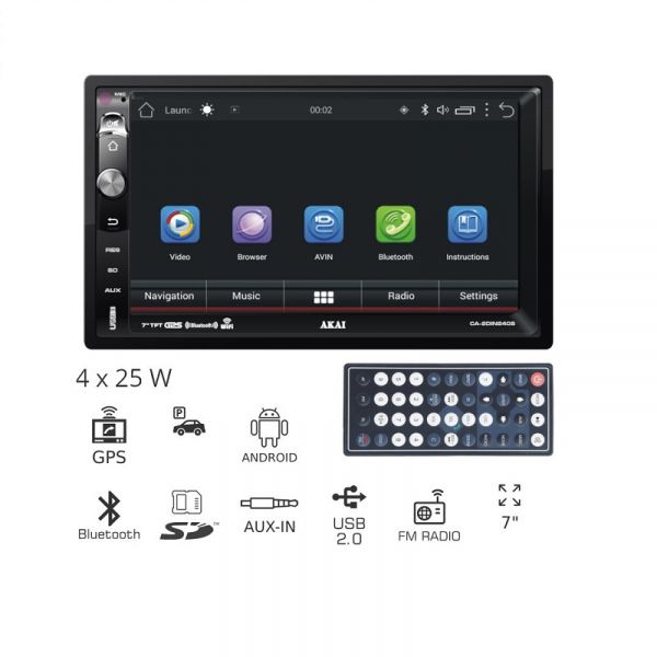 ������������� AKAI CA-2DIN2405 - �������� 2