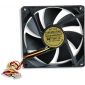 ���������� 92 ��, Gembird FANCASE2, Black, 92x92x25 ��, 2800 rpm, 22.8 ��(�), 3-pin - �������� 2