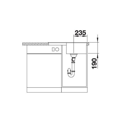 ������� ����� Blanco - 524725 ZIA 45 S COMPACT - �������� 3