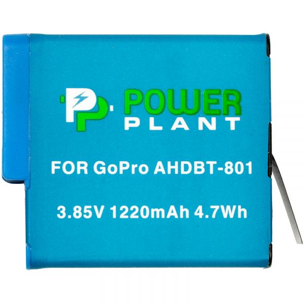 ����������� PowerPlant GoPro AHDBT-801 1220mAh (�����������) (CB970377) - �������� 1