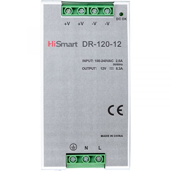 ���� �������� HiSmart 12V, 8.3A, 120W, DIN (DR-120-12) - �������� 1